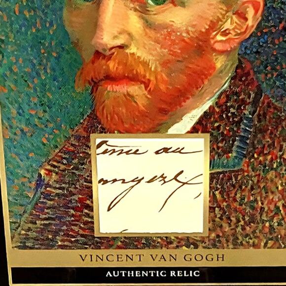 Authentic Vincent Van Gogh Handwriting Relic Piece of History Amazing Artist - Picture 2 of 4